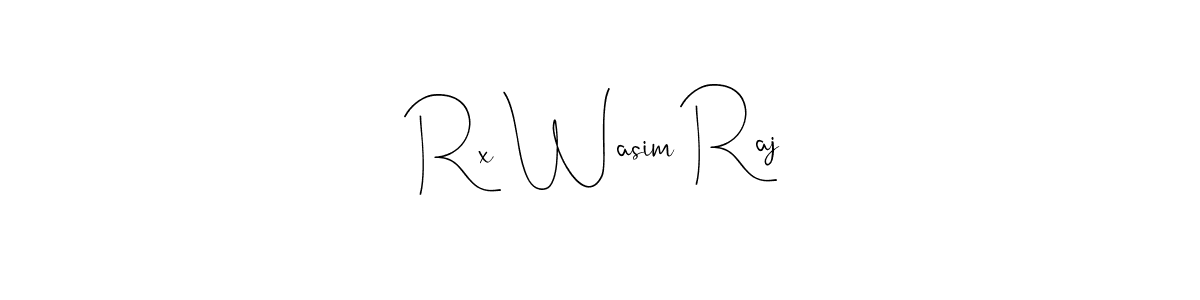 Check out images of Autograph of Rx Wasim Raj name. Actor Rx Wasim Raj Signature Style. Andilay-7BmLP is a professional sign style online. Rx Wasim Raj signature style 4 images and pictures png