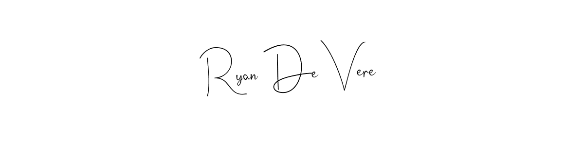 Use a signature maker to create a handwritten signature online. With this signature software, you can design (Andilay-7BmLP) your own signature for name Ryan De Vere. Ryan De Vere signature style 4 images and pictures png