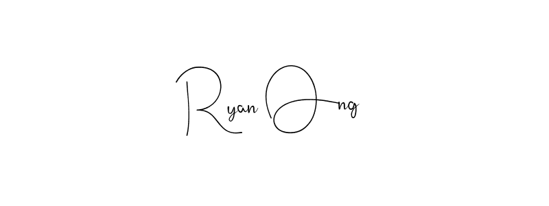 Make a beautiful signature design for name Ryan Ong. Use this online signature maker to create a handwritten signature for free. Ryan Ong signature style 4 images and pictures png