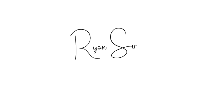 Make a beautiful signature design for name Ryan Su. Use this online signature maker to create a handwritten signature for free. Ryan Su signature style 4 images and pictures png