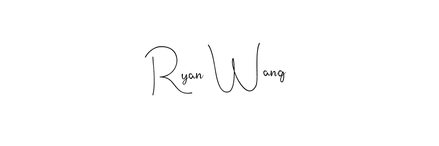 Also we have Ryan Wang name is the best signature style. Create professional handwritten signature collection using Andilay-7BmLP autograph style. Ryan Wang signature style 4 images and pictures png
