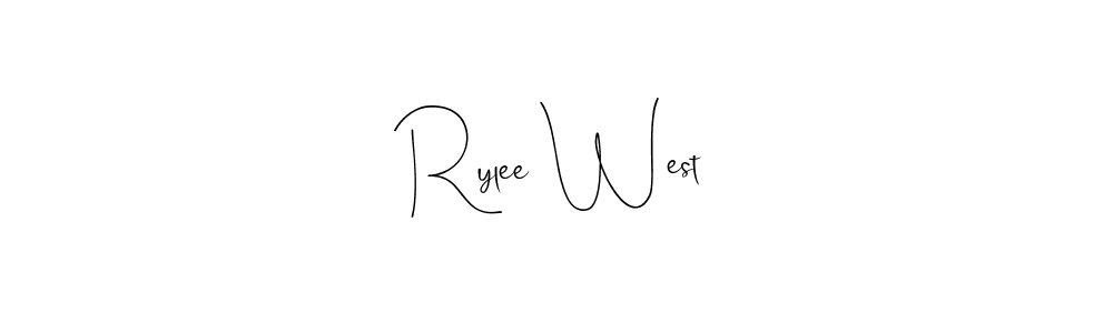 Make a beautiful signature design for name Rylee West. Use this online signature maker to create a handwritten signature for free. Rylee West signature style 4 images and pictures png
