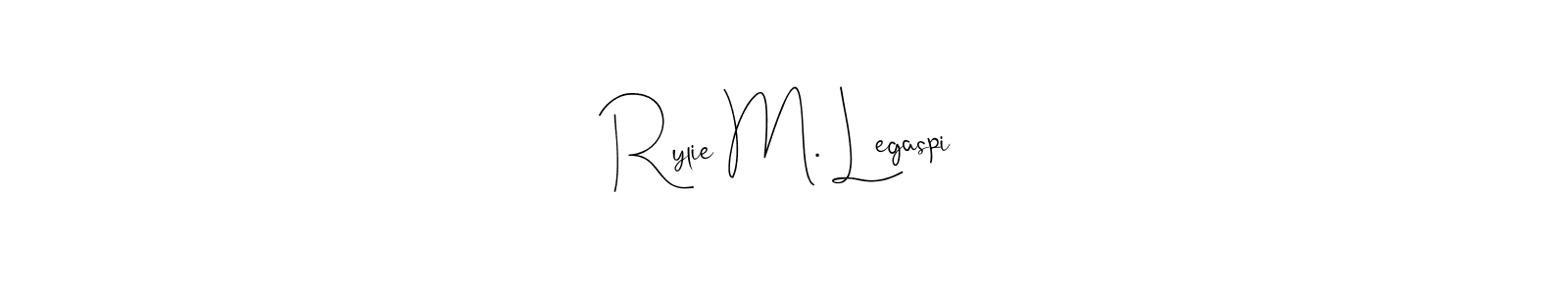 Once you've used our free online signature maker to create your best signature Andilay-7BmLP style, it's time to enjoy all of the benefits that Rylie M. Legaspi name signing documents. Rylie M. Legaspi signature style 4 images and pictures png