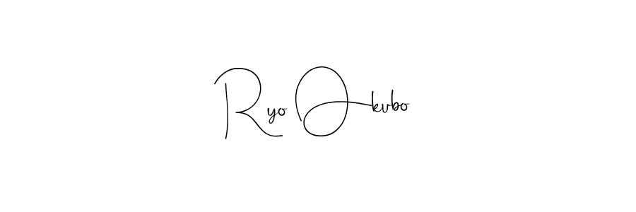 You can use this online signature creator to create a handwritten signature for the name Ryo Okubo. This is the best online autograph maker. Ryo Okubo signature style 4 images and pictures png
