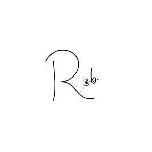 Use a signature maker to create a handwritten signature online. With this signature software, you can design (Andilay-7BmLP) your own signature for name Rzb. Rzb signature style 4 images and pictures png