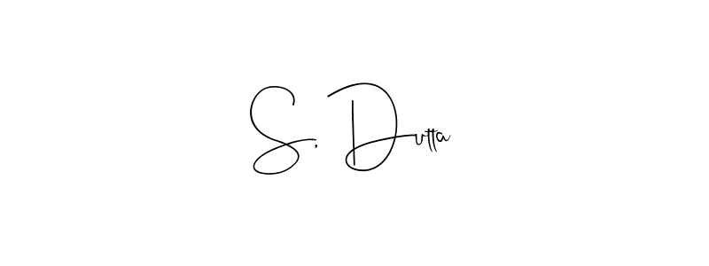 It looks lik you need a new signature style for name S, Dutta. Design unique handwritten (Andilay-7BmLP) signature with our free signature maker in just a few clicks. S, Dutta signature style 4 images and pictures png