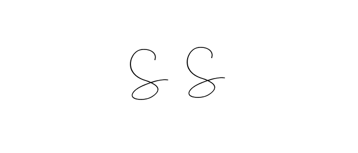 Also we have S ❤ S name is the best signature style. Create professional handwritten signature collection using Andilay-7BmLP autograph style. S ❤ S signature style 4 images and pictures png