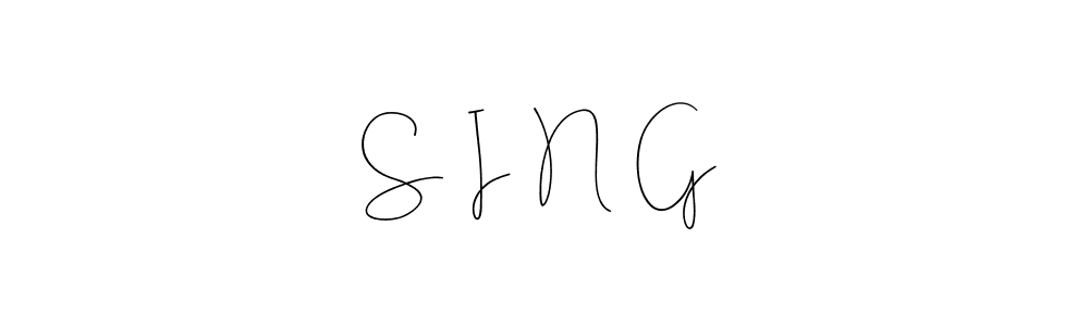 You should practise on your own different ways (Andilay-7BmLP) to write your name (S  I  N  G) in signature. don't let someone else do it for you. S  I  N  G signature style 4 images and pictures png