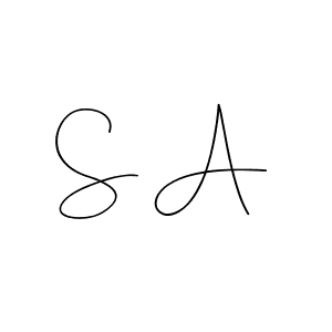 S A stylish signature style. Best Handwritten Sign (Andilay-7BmLP) for my name. Handwritten Signature Collection Ideas for my name S A. S A signature style 4 images and pictures png