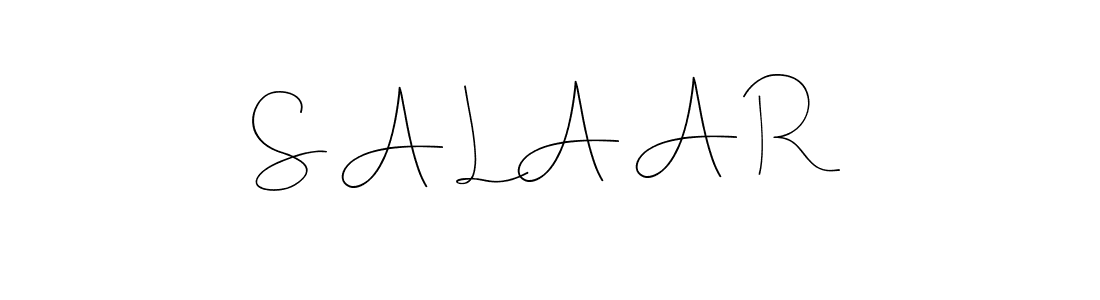 It looks lik you need a new signature style for name S A L A A R. Design unique handwritten (Andilay-7BmLP) signature with our free signature maker in just a few clicks. S A L A A R signature style 4 images and pictures png