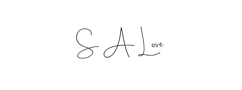 Best and Professional Signature Style for S A Love. Andilay-7BmLP Best Signature Style Collection. S A Love signature style 4 images and pictures png