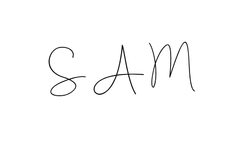 Make a beautiful signature design for name S A M. Use this online signature maker to create a handwritten signature for free. S A M signature style 4 images and pictures png