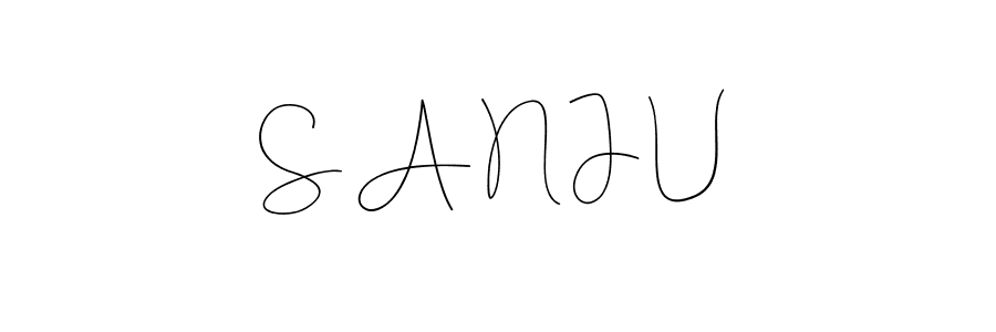 Make a short S A N J U signature style. Manage your documents anywhere anytime using Andilay-7BmLP. Create and add eSignatures, submit forms, share and send files easily. S A N J U signature style 4 images and pictures png