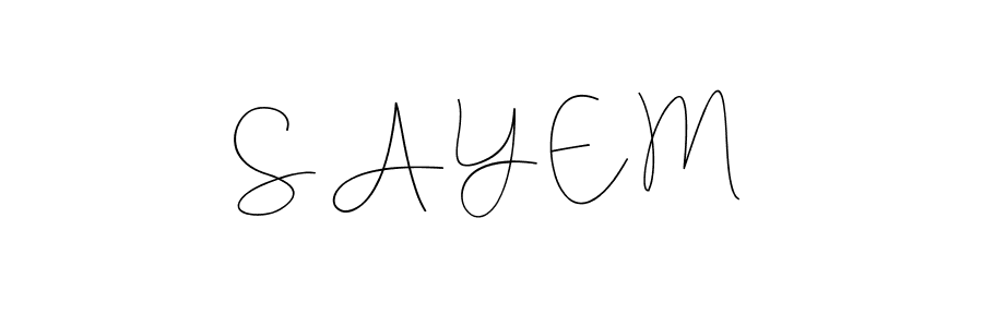 Check out images of Autograph of S A Y E M name. Actor S A Y E M Signature Style. Andilay-7BmLP is a professional sign style online. S A Y E M signature style 4 images and pictures png