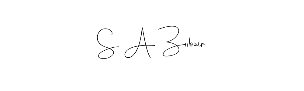 Best and Professional Signature Style for S A Zubair. Andilay-7BmLP Best Signature Style Collection. S A Zubair signature style 4 images and pictures png