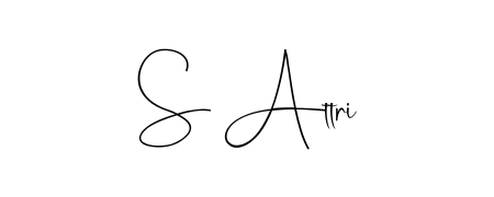 Upgrade your professional image with S Attri signature created with Andilay-7BmLP font. Fast, free, and watermark-free download. S Attri signature style 4 images and pictures png
