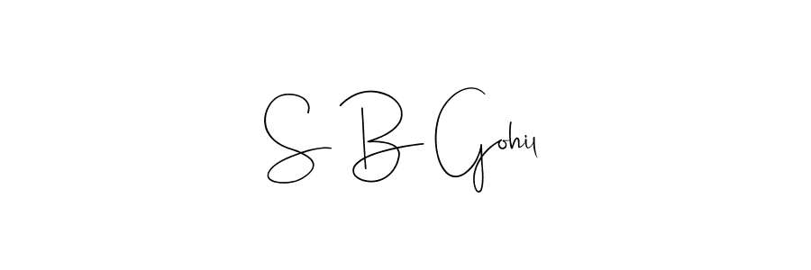 Here are the top 10 professional signature styles for the name S B Gohil. These are the best autograph styles you can use for your name. S B Gohil signature style 4 images and pictures png