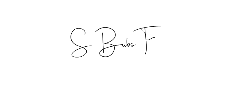 Similarly Andilay-7BmLP is the best handwritten signature design. Signature creator online .You can use it as an online autograph creator for name S Baba F. S Baba F signature style 4 images and pictures png