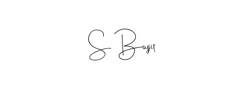 Use a signature maker to create a handwritten signature online. With this signature software, you can design (Andilay-7BmLP) your own signature for name S Baljit. S Baljit signature style 4 images and pictures png