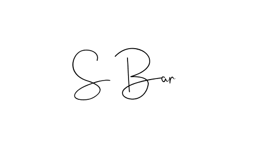 Andilay-7BmLP is a professional signature style that is perfect for those who want to add a touch of class to their signature. It is also a great choice for those who want to make their signature more unique. Get S Bar name to fancy signature for free. S Bar signature style 4 images and pictures png