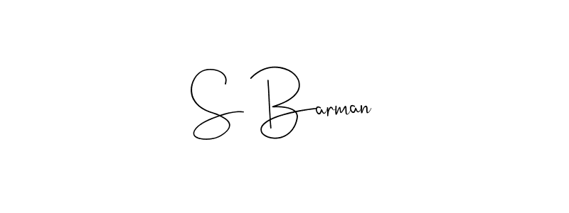 Use a signature maker to create a handwritten signature online. With this signature software, you can design (Andilay-7BmLP) your own signature for name S Barman. S Barman signature style 4 images and pictures png