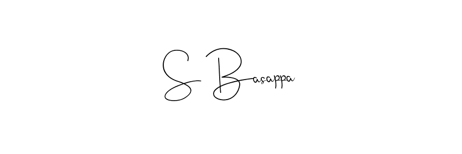 Design your own signature with our free online signature maker. With this signature software, you can create a handwritten (Andilay-7BmLP) signature for name S Basappa. S Basappa signature style 4 images and pictures png