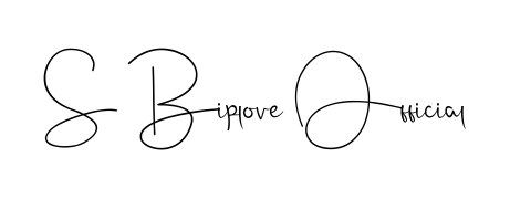 The Andilay-7BmLP lettering style adds unique flourish to name S Biplove Official. Stand out with a custom digital autograph made in seconds. S Biplove Official signature style 4 images and pictures png