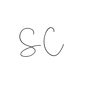 Best and Professional Signature Style for S C. Andilay-7BmLP Best Signature Style Collection. S C signature style 4 images and pictures png