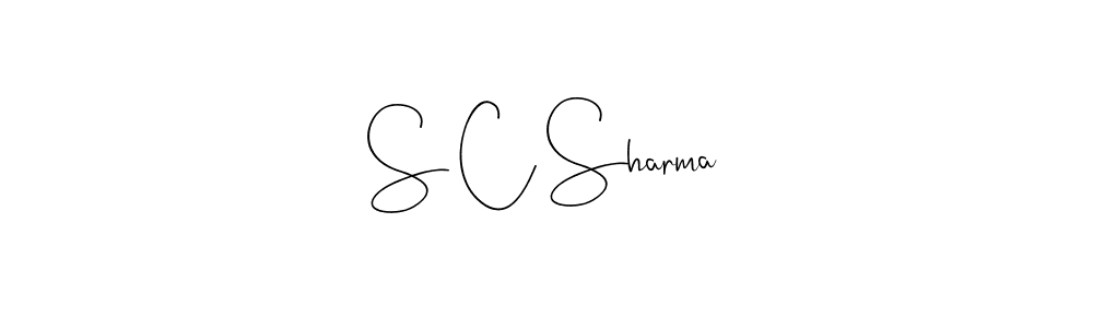 It looks lik you need a new signature style for name S C Sharma. Design unique handwritten (Andilay-7BmLP) signature with our free signature maker in just a few clicks. S C Sharma signature style 4 images and pictures png