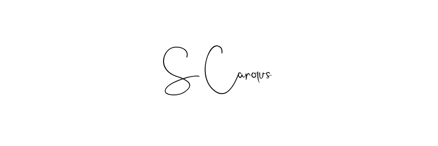Best and Professional Signature Style for S Carolus. Andilay-7BmLP Best Signature Style Collection. S Carolus signature style 4 images and pictures png