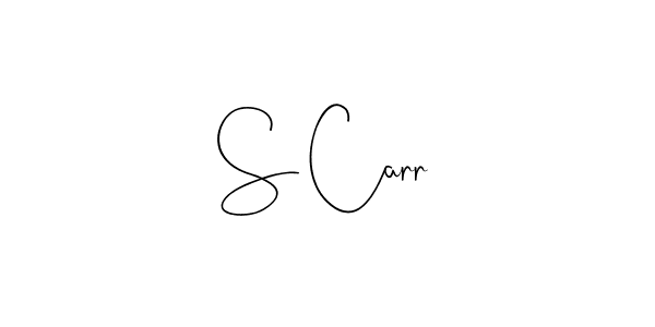 How to Draw S Carr signature style? Andilay-7BmLP is a latest design signature styles for name S Carr. S Carr signature style 4 images and pictures png