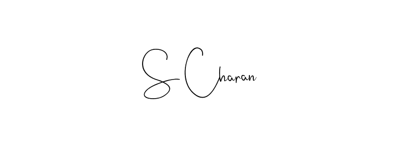 Also we have S Charan name is the best signature style. Create professional handwritten signature collection using Andilay-7BmLP autograph style. S Charan signature style 4 images and pictures png