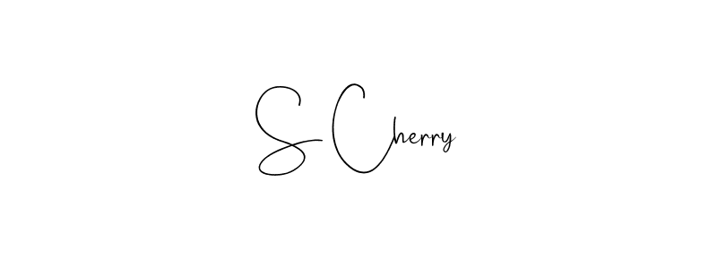 Make a beautiful signature design for name S Cherry. Use this online signature maker to create a handwritten signature for free. S Cherry signature style 4 images and pictures png