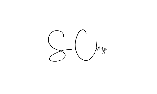 Also we have S Chy name is the best signature style. Create professional handwritten signature collection using Andilay-7BmLP autograph style. S Chy signature style 4 images and pictures png