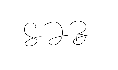 Use a signature maker to create a handwritten signature online. With this signature software, you can design (Andilay-7BmLP) your own signature for name S D B. S D B signature style 4 images and pictures png