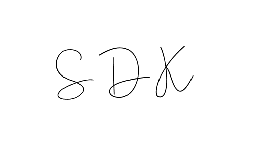 You should practise on your own different ways (Andilay-7BmLP) to write your name (S D K) in signature. don't let someone else do it for you. S D K signature style 4 images and pictures png