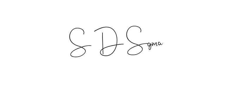 How to make S D Sgma signature? Andilay-7BmLP is a professional autograph style. Create handwritten signature for S D Sgma name. S D Sgma signature style 4 images and pictures png