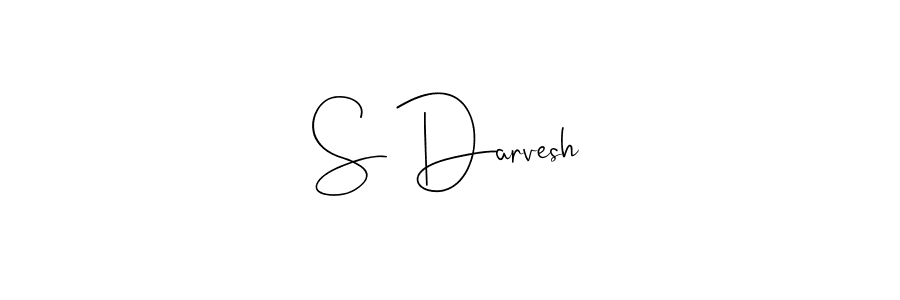 This is the best signature style for the S Darvesh name. Also you like these signature font (Andilay-7BmLP). Mix name signature. S Darvesh signature style 4 images and pictures png