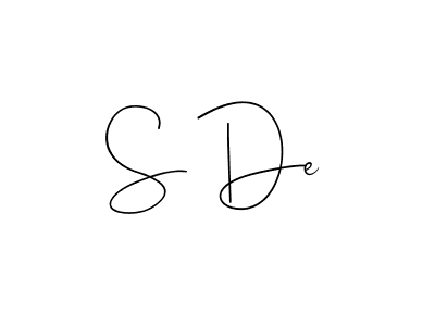 S De stylish signature style. Best Handwritten Sign (Andilay-7BmLP) for my name. Handwritten Signature Collection Ideas for my name S De. S De signature style 4 images and pictures png