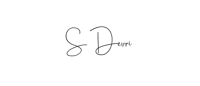 This is the best signature style for the S Deuri name. Also you like these signature font (Andilay-7BmLP). Mix name signature. S Deuri signature style 4 images and pictures png