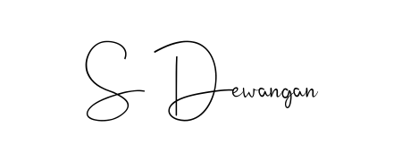 The Andilay-7BmLP lettering style adds unique flourish to name S Dewangan. Stand out with a custom digital autograph made in seconds. S Dewangan signature style 4 images and pictures png