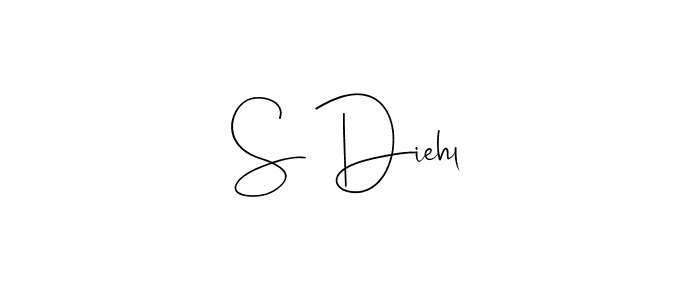 Design your own signature with our free online signature maker. With this signature software, you can create a handwritten (Andilay-7BmLP) signature for name S Diehl. S Diehl signature style 4 images and pictures png