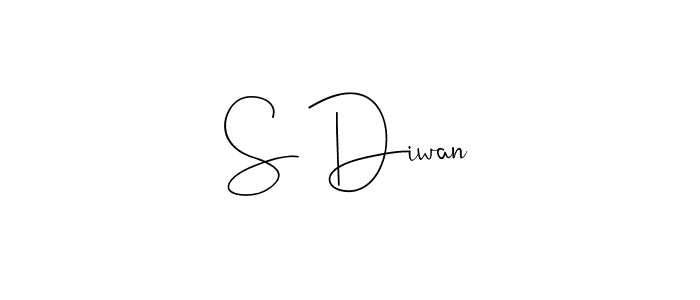 Also You can easily find your signature by using the search form. We will create S Diwan name handwritten signature images for you free of cost using Andilay-7BmLP sign style. S Diwan signature style 4 images and pictures png