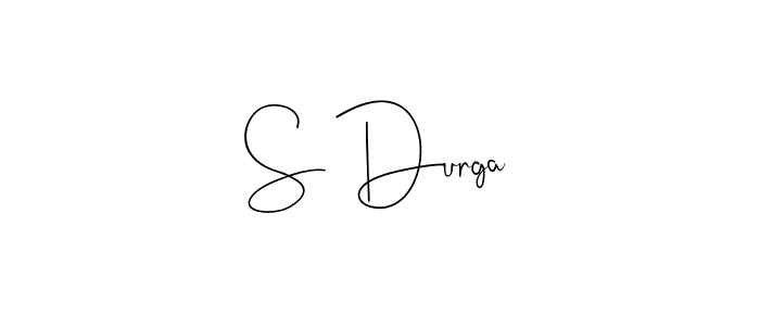 S Durga stylish signature style. Best Handwritten Sign (Andilay-7BmLP) for my name. Handwritten Signature Collection Ideas for my name S Durga. S Durga signature style 4 images and pictures png