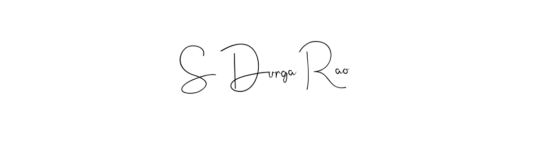 Also You can easily find your signature by using the search form. We will create S Durga Rao name handwritten signature images for you free of cost using Andilay-7BmLP sign style. S Durga Rao signature style 4 images and pictures png