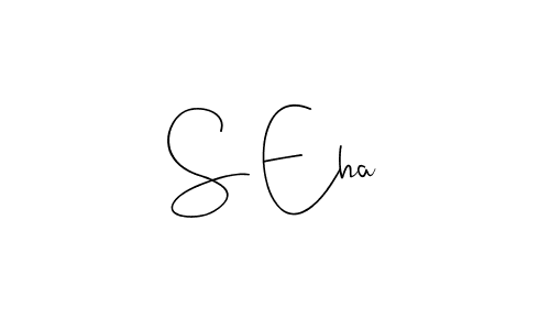 Best and Professional Signature Style for S Eha. Andilay-7BmLP Best Signature Style Collection. S Eha signature style 4 images and pictures png