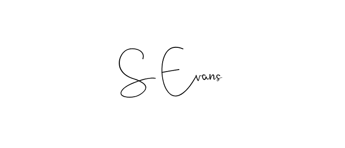 Also we have S Evans name is the best signature style. Create professional handwritten signature collection using Andilay-7BmLP autograph style. S Evans signature style 4 images and pictures png
