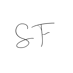 This is the best signature style for the S F name. Also you like these signature font (Andilay-7BmLP). Mix name signature. S F signature style 4 images and pictures png