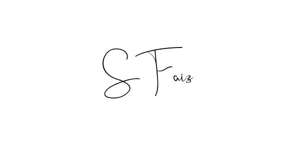 This is the best signature style for the S Faiz name. Also you like these signature font (Andilay-7BmLP). Mix name signature. S Faiz signature style 4 images and pictures png