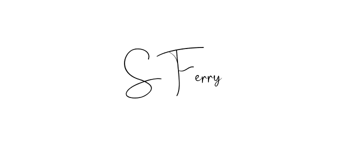 Once you've used our free online signature maker to create your best signature Andilay-7BmLP style, it's time to enjoy all of the benefits that S Ferry name signing documents. S Ferry signature style 4 images and pictures png